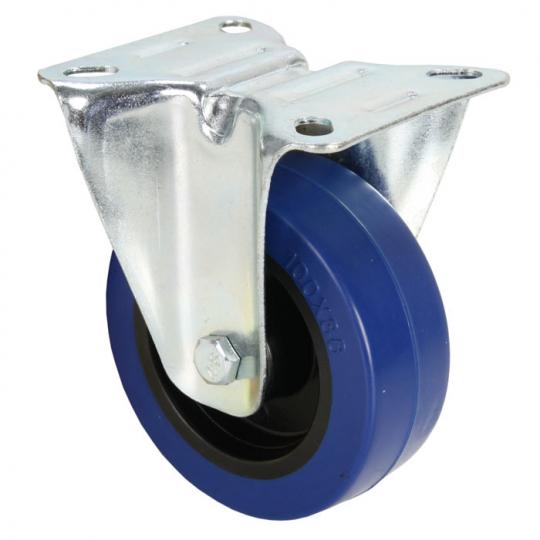Adam Hall 372141 - Bockrolle 100 mm mit blauem Rad 