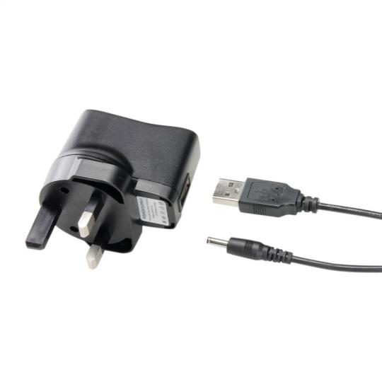 Adam Hall SLED PS USB UK - Universal 5V Netzteil USB/DC (Hohlstecker) 