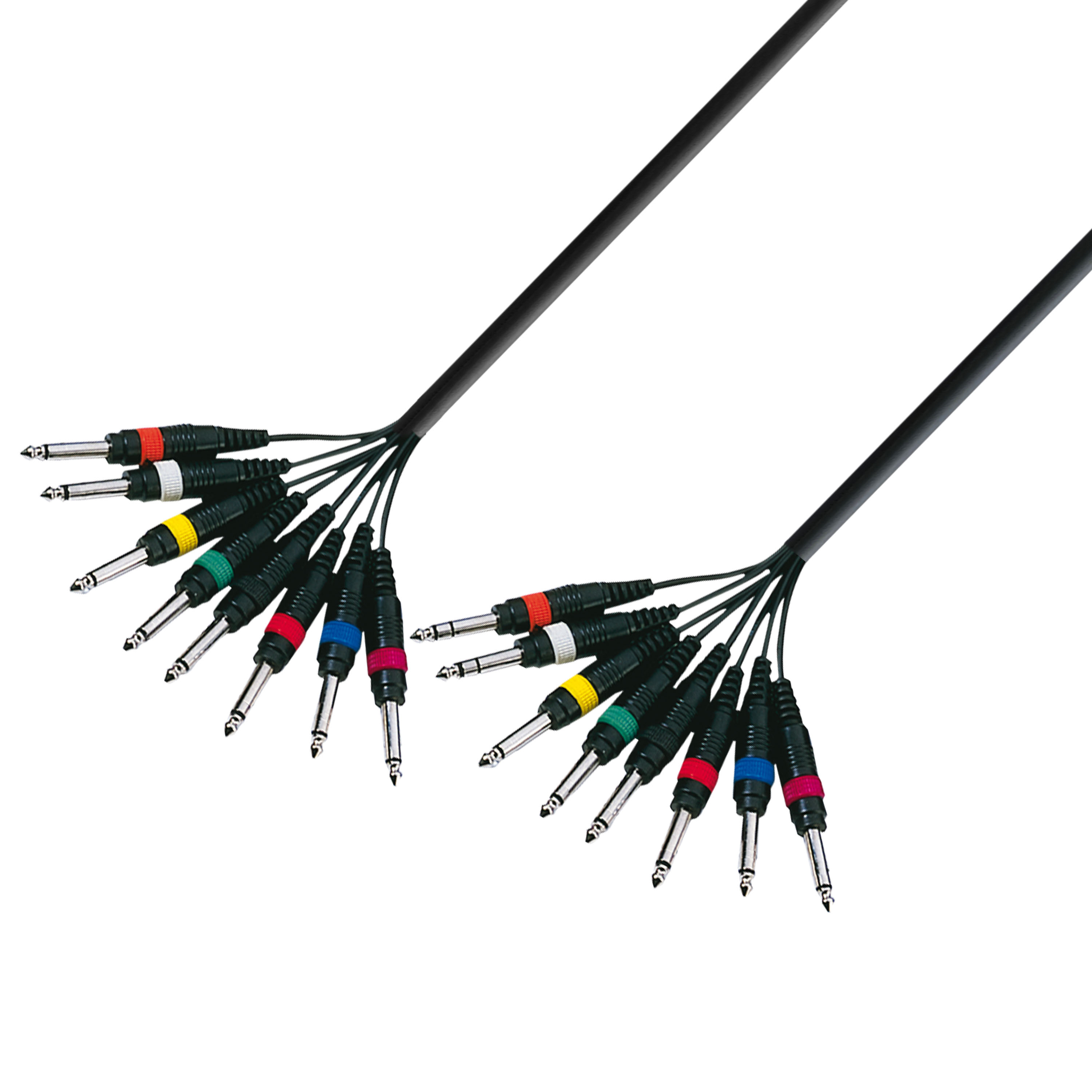 Multicore Kabel 8 x 6,3 mm Klinke mono auf Cinch male 5 m Adam Hall Cables 3 