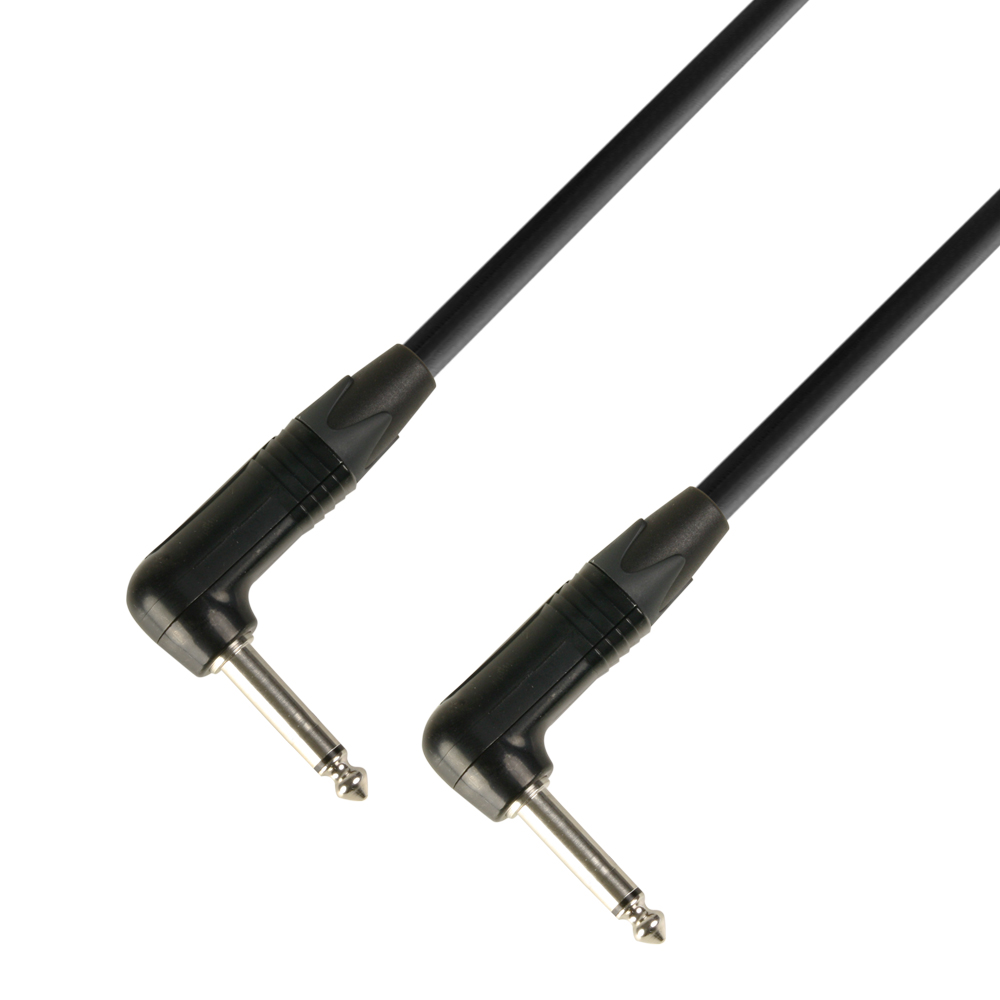 Instrumentenkabel REAN 6,3 mm Klinke Mono auf Winkelklinke 6 m Adam Hall Cables 