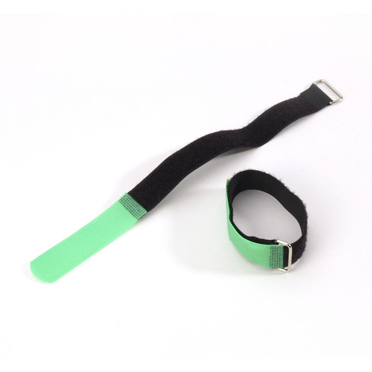 20x kabelklettband 30 cm x 25 mm Neon Jaune Velcro Velcro Serre-câbles Bande œillet 